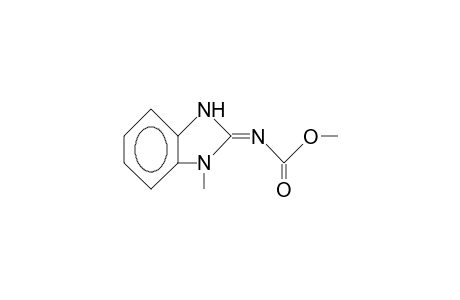 N-(1-methylbenzimidazol-2-yl)carbamic acid methyl ester