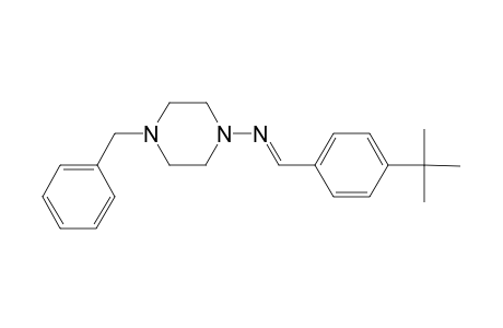 4-benzyl-N-[(E)-(4-tert-butylphenyl)methylidene]-1-piperazinamine