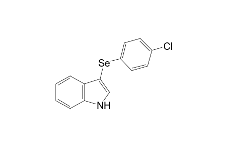 3-(4-Chlorophenylselanyl)-1H-indole