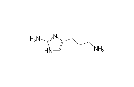 3-(2-amino-1H-imidazol-5-yl)propylamine