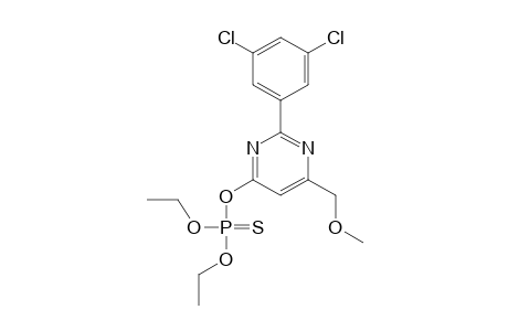 2-(3,5-dichlorophenyl)-6-(methoxymethyl)-4-pyrimidinol, O-ester with O,O-diethyl phosphorothiote