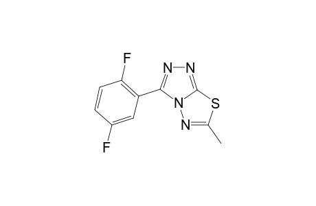 3-(2,5-difluorophenyl)-6-methyl-[1,2,4]triazolo[3,4-b][1,3,4]thiadiazole