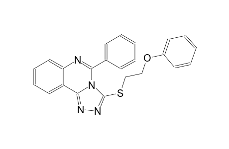 phenyl 2-[(5-phenyl[1,2,4]triazolo[4,3-c]quinazolin-3-yl)sulfanyl]ethyl ether