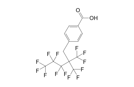 4-[3,3,4,4,5,5,5-heptafluoro-2,2-bis(trifluoromethyl)pentyl]benzoic acid