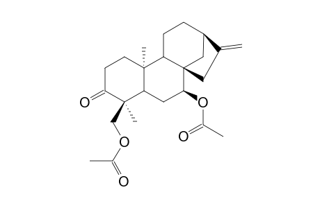 (ent)-7.alpha.,18-bis(Acetoxy)-kaur-16-en-3-one