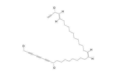 1.8-(S),31-(R)-TRIHYDROXY-TRITRIACONTA-17-(Z),29-(E)-DIENE-2,4,6,32-TETRAYNE