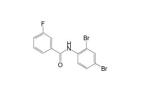 N-(2,4-dibromophenyl)-3-fluorobenzamide