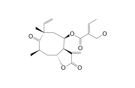 (4R,6R,7S,8R,10S)-3-OXO-8-SARRACENYLOXYJUJUYENSA-1,11(13)-DIEN-6,12-OLIDE