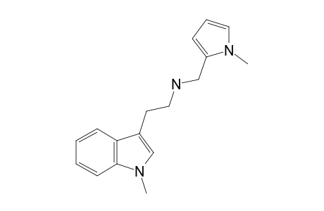 2-(1H-Indol-3-yl)-N-((1-methyl-1H-pyrrol-2-yl)methyl)ethanamine, N'-methyl