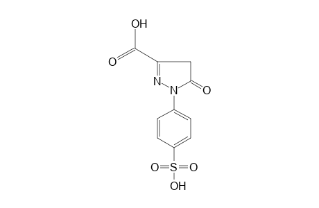 5-oxo-1-(p-sulfophenyl)-2-pyrazoline-3-carboxylic acid