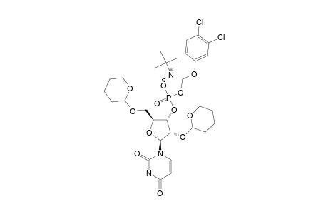 Tert.-BUTYLAMMONIUM_SALT_OF_3,4-DICHLOROPHENOXYMETHYL_2',5'-di-o-tetrahydropyran-2-yl-3'-o-uridine_phosphate