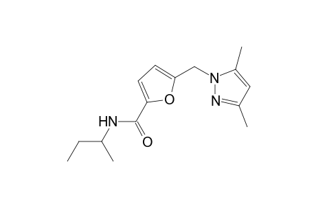 N-(sec-butyl)-5-[(3,5-dimethyl-1H-pyrazol-1-yl)methyl]-2-furamide