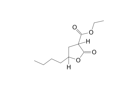 5-butyl-2-oxotetrahydro-3-furoic acid, ethyl ester