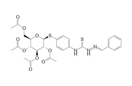 benzaldehyde, 4-[p-(beta-D-glucosylthio)phenyl]-3-thiosemicarbazone, tetraacetate