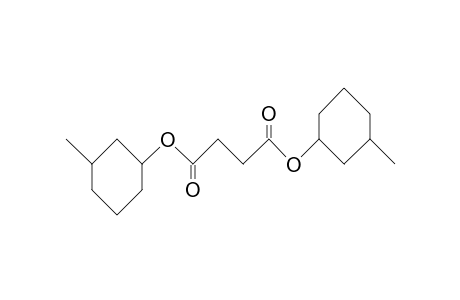 SUCCINIC ACID, BIS(3-METHYLCYCLOHEXYL) ESTER