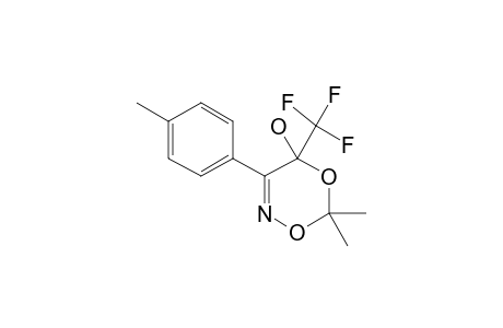 6,6-DIMETHYL-3-(PARA-TOLYL)-4-TRIFLUOROMETHYL-4H-[1,5,2]-DIOXAZIN-4-OL