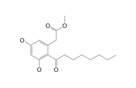 2-(2-Caprylyl-3,5-dihydroxy-phenyl)acetic acid methyl ester