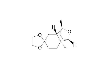 (4a'.alpha.,5'.beta.,8'.beta.,8'a.beta.)-octahydro-5',8'-epoxy-4'a,8'-dimethylspiro[1,3-dioxolane-2,2'(1'H)-naphthalene]