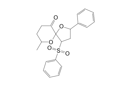 7-Methyl-2-phenyl-4-(phenylsulfonyl)-1,6-dioxaspiro[4.5]decan-10-one