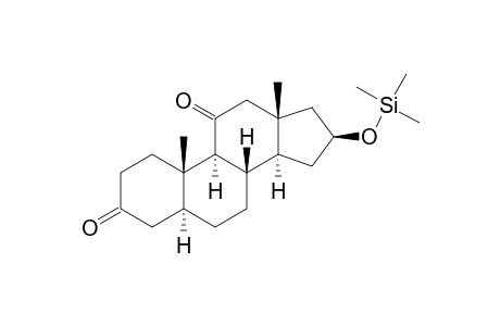 5.ALPHA.-ANDROSTAN-16.BETA.-OL-3,11-DIONE-TRIMETHYLSILYL ETHER