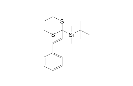 t-Butyldimethyl(2-styryl[1,3]dithian-2-yl)silane