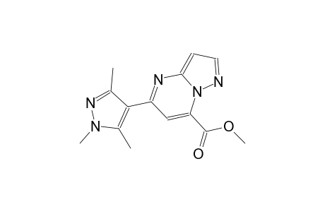 pyrazolo[1,5-a]pyrimidine-7-carboxylic acid, 5-(1,3,5-trimethyl-1H-pyrazol-4-yl)-, methyl ester