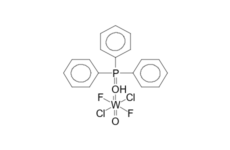 TRANS-DIFLUORODICHLOROOXOTUNGSTENE-TRIPHENYLPHOSPHINOXIDE COMPLEX