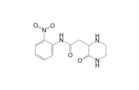 Acetamide, N-(2-nitrophenyl)-2-(3-oxo-2-piperazinyl)-