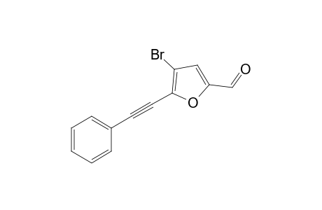 3-Bromo-2-(phenylethynyl)furan-5-carbaldehyde