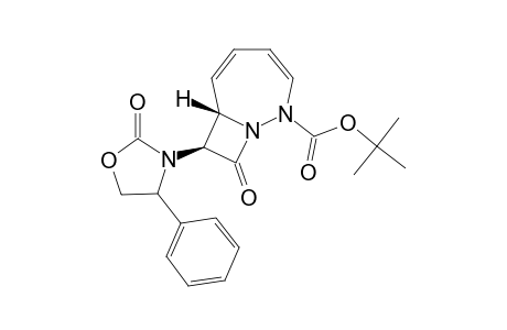 TERT.-BUTYL-(4'R,7S,8S)-9-OXO-8-(2'-OXO-4'-PHENYL-1',3'-OXAZOLIDIN-3'-YL)-1,2-DIAZABICYCLO-[5.2.0]-NONA-3,5-DIENE-2-CARBOXYLATE