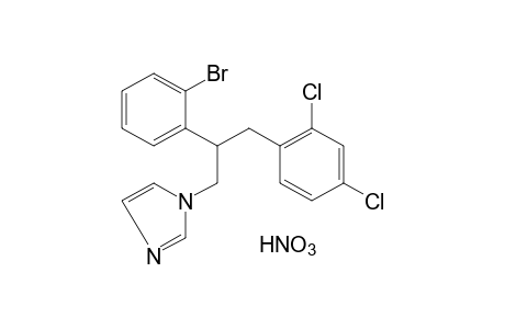 1-[2-(o-bromophenyl)-3-(2,4-dichlorophenyl)propyl]imidazole, mononitrate