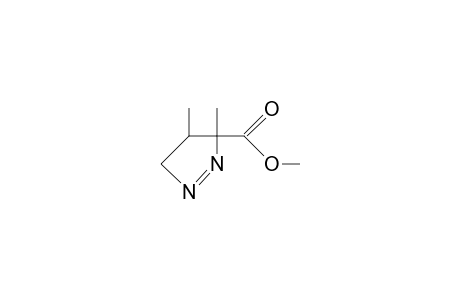 (E)-3-Methoxycarbonyl-3,4-dimethyl-1-pyrazoline