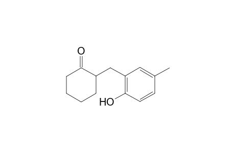 2-(2-Hydroxy-5-methylbenzyl)cyclohexan-1-one