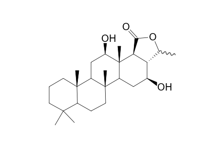 12.beta.,16.beta.-Dihydroxy-24-methyl-scalaran-25,24-olide