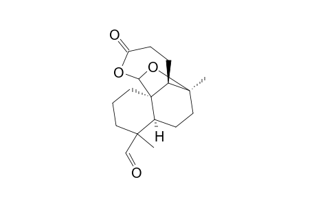 4aH-Naphth[2,1-c]oxireno[b]oxepin-8-carboxaldehyde, dodecahydro-8,11a-dimethyl-3-oxo-, [4aS-(4a.alpha.,5aS*,7a.beta.,8.beta.,11a.alpha.,11b.beta.)]-