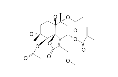 VERNOJALCANOLIDE,13-O-METHYL,8-METHACRYLATE-A