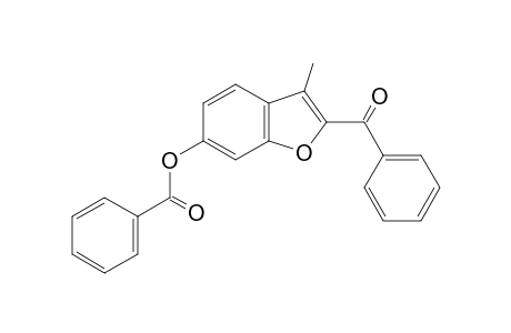 2-benzoyl-3-methyl-6-benzoyloxybenzofuran