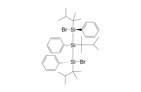 1,3-Dibromo-1,2,3-Triphenyl-1,2,3-trithexylsilane