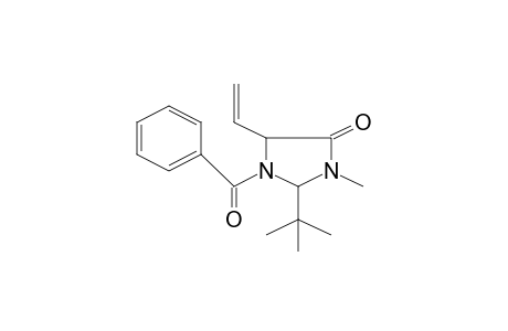 1-Benzoyl-2-tert-butyl-3-methyl-5-vinyl-4-imidazolidinone