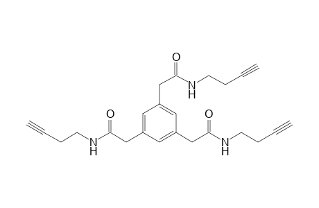 Benzene-1,3,5-tris(N-but-3-ynylacetamide)