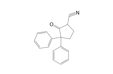 3,3-diphenyl-2-oxocyclopentanecarbonitrile