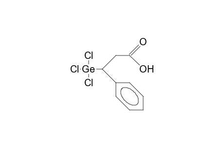 3-Phenyl-3-(trichlorogermyl)-propionic acid