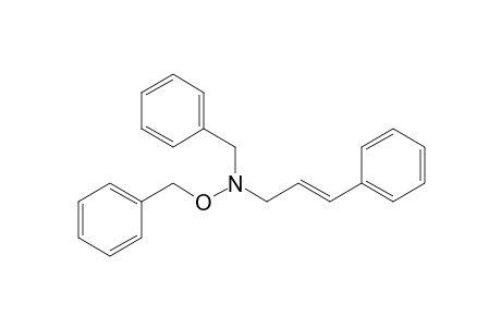 (E)-N-Benzyl-N-(benzyloxy)-3-phenylprop-2-en-1-amine