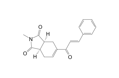 1H-Isoindole-1,3(2H)-dione, 3a,4,7,7a-tetrahydro-2-methyl-5-(1-oxo-3-phenyl-2-propenyl)-, cis-