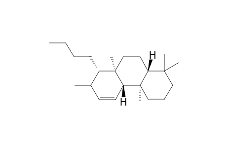 [4aS-(4a.alpha.,4b.beta.,8.alpha.,8a.alpha.,10a.beta.)]- and [4aS-(4a.alpha.,4b.beta.,8a.alpha.,10a.beta.)]-8-butyl-1,2,3,4,4a,4b,8,8a,9,10,10a-dodecahydro-1,1,4a,7,8a-pentamethylphenanthrene