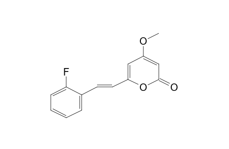 2H-Pyran-2-one, 6-[2-E-(2-fluorophenyl)ethenyl]-4-methoxy-