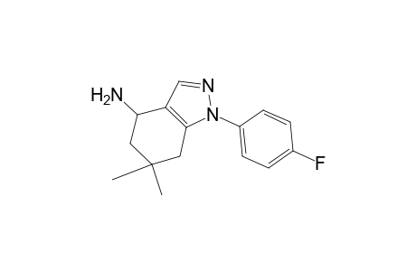 1-(4-fluorophenyl)-6,6-dimethyl-4,5,6,7-tetrahydro-1H-indazol-4-amine