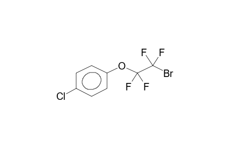 1,1,2,2-Tetrafluoro-2-bromo-1-(p-chlorophenoxy)ethane (prob. isomer)