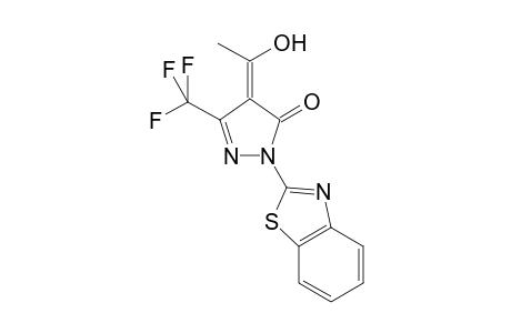 Pyrazol-5(4H)-one, 1-(2-benzothiazolyl)-3-trifluoromethyl-4-(1-hydroxyethylideno)-