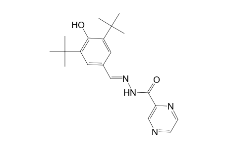 N'-[(E)-(3,5-ditert-butyl-4-hydroxyphenyl)methylidene]-2-pyrazinecarbohydrazide